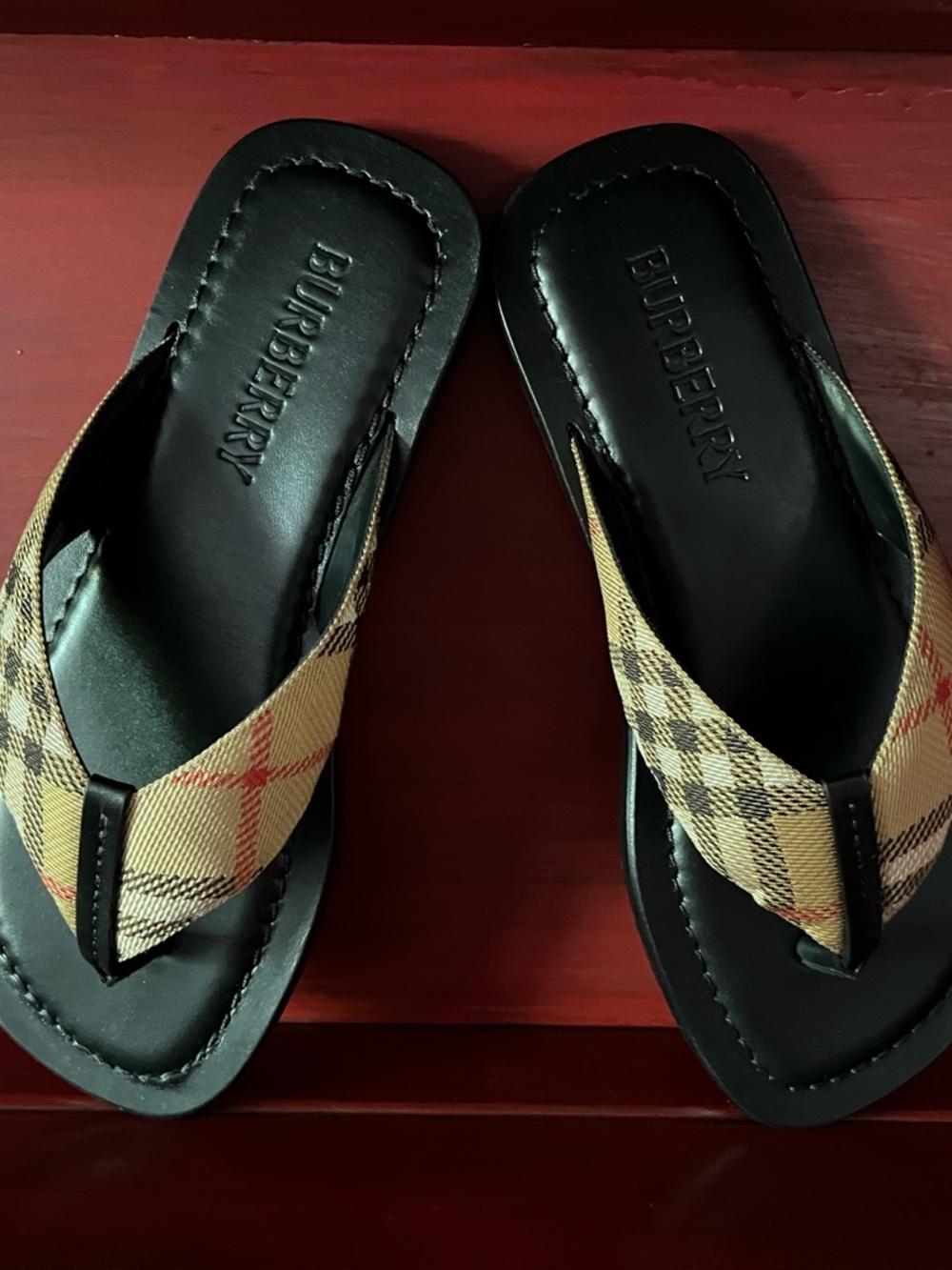Burberry Black Leather Ballet Flats - Picture 13 of 16